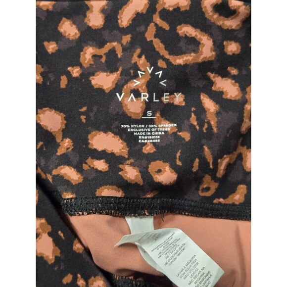 Varley Luna Legging in Red Textured Animal Small - Picture 3 of 7